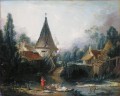 Landscape near Beauvais early Francois Boucher